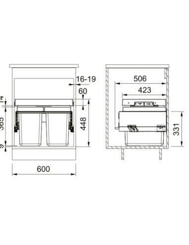 Atliekų rūšiavimo sistema Franke Sorter FX 60 26-26  | 121.0557.764