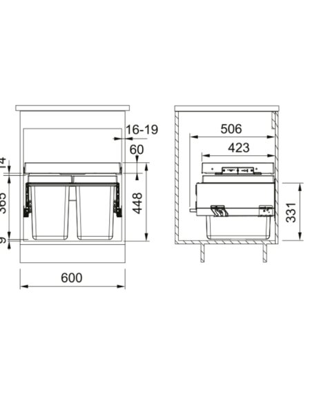 Atliekų rūšiavimo sistema Franke Sorter FX 60 26-26  | 121.0557.764