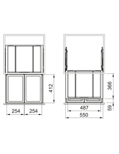 Atliekų rūšiavimo sistema Franke Sorter FX 60 26-26  | 121.0557.764