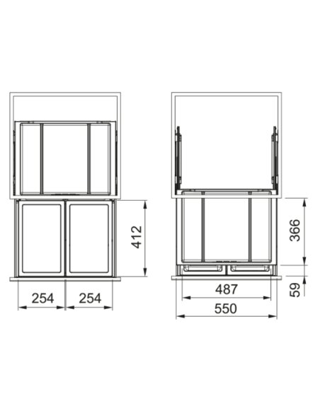 Atliekų rūšiavimo sistema Franke Sorter FX 60 26-26  | 121.0557.764