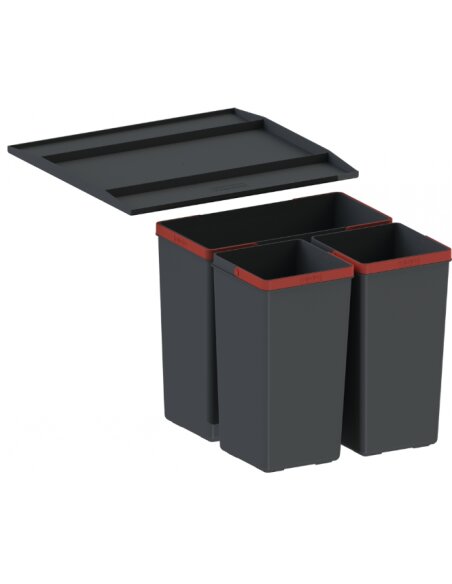 Atliekų rūšiavimo sistema Franke EASY SORT 45- 1,  1x14,5L+2x7,5L  |  121.0494.150