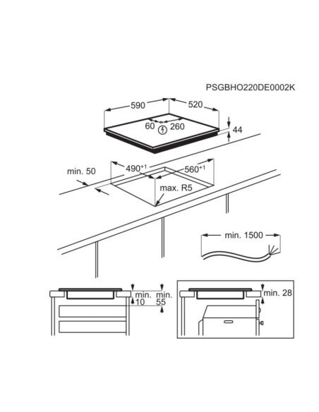 Kaitlentė ELECTROLUX EIT60433CT