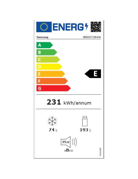 Šaldytuvas SAMSUNG BRB26715EWW/EF