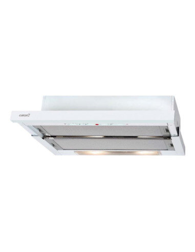 CATA Hood | CAMPANA TF-5260 WH /L | Telescopic | Energy efficiency class D | Width 60 cm | 325 m³/h | Slider | LED | White