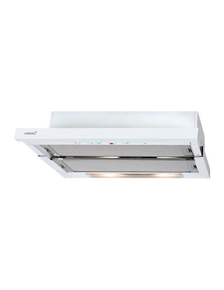 CATA Hood | CAMPANA TF-5260 WH /L | Telescopic | Energy efficiency class D | Width 60 cm | 325 m³/h | Slider | LED | White