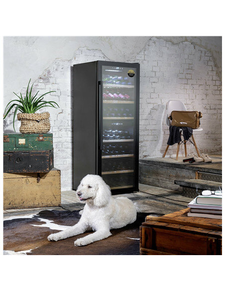 Caso | Smart Wine Cooler | WineExclusive 126 | Energy efficiency class G | Free standing | Bottles capacity 126 bottles | Coolin