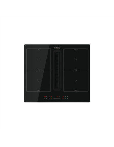 CATA Hob with Hood | IAS 6024 | Induction | Number of burners/cooking zones 4 | Slider | Black