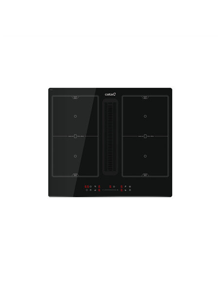 CATA Hob with Hood | IAS 6024 | Induction | Number of burners/cooking zones 4 | Slider | Black