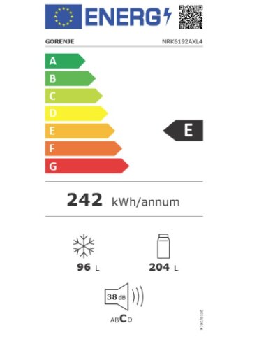 Šaldytuvas Gorenje NRK6192AXL4