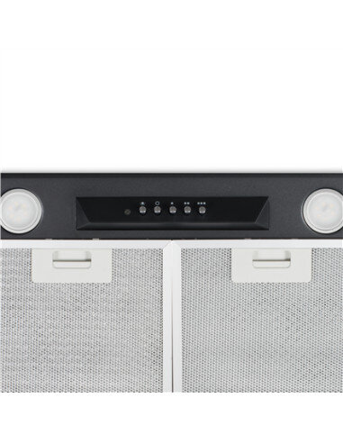 CATA | Hood | GT-PLUS 45 BK /M | Canopy | Energy efficiency class C | Width 60 cm | 645 m³/h | Mechanical control | LED | Black