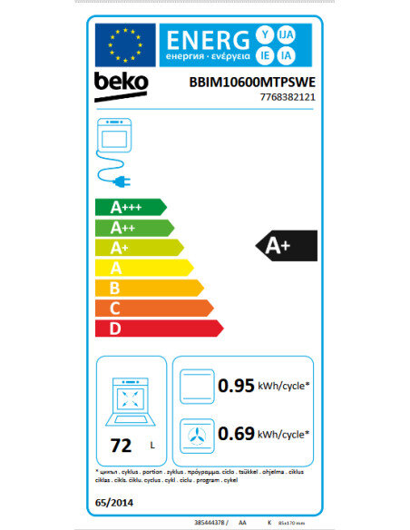 Oven BEKO MBBIM10600MTPSWE