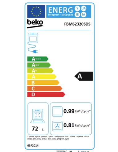 Viryklė BEKO FBM62320SDS