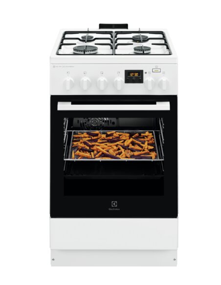 Dujinė viryklė su elektrine orkaite Electrolux LKK560232W