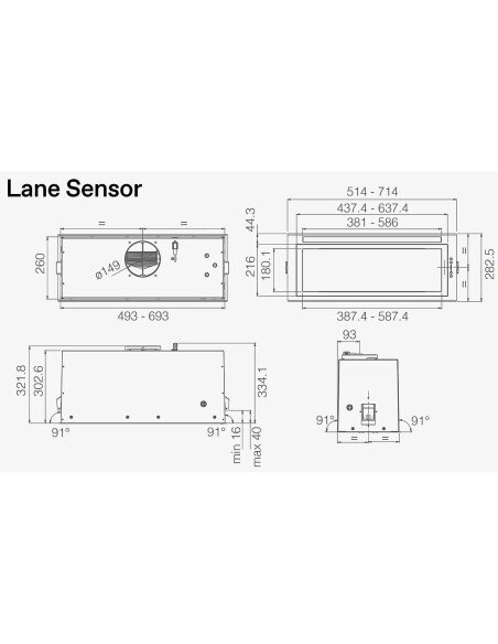 LANE SENSOR @ BL MAT/A/52