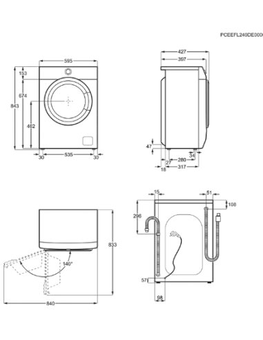 Skalbyklė ELECTROLUX EW6SM326S