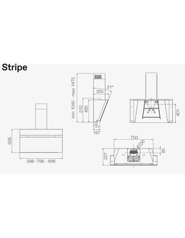 Gartraukis Elica STRIPE LUX @ BL/A/60