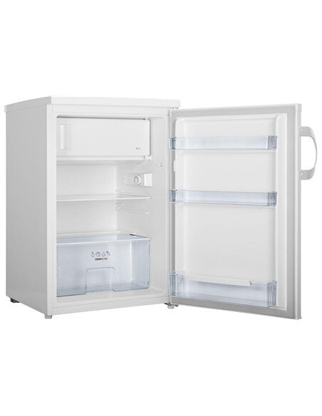 Gorenje | Refrigerator | RB492PW | Energy efficiency class E | Free standing | Larder | Height 84.5 cm | Fridge net capacity 107