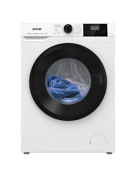 Gorenje Washing Machine | W3NGPI62SBS | Energy efficiency class B | Front loading | Washing capacity 6 kg | 1200 RPM | Depth 47 