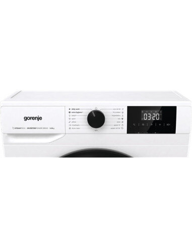 Gorenje Washing Machine | W3NGPI62SBS | Energy efficiency class B | Front loading | Washing capacity 6 kg | 1200 RPM | Depth 47 