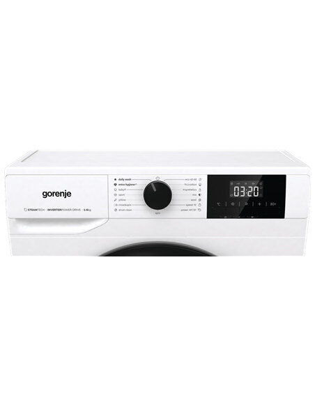 Gorenje Washing Machine | W3NGPI62SBS | Energy efficiency class B | Front loading | Washing capacity 6 kg | 1200 RPM | Depth 47 