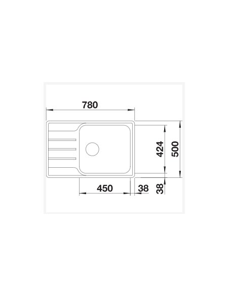 Plautuvė BLANCO LEMIS XL 6S-IF Compact | 525111