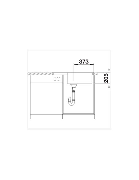 Plautuvė BLANCO LEMIS XL 6S-IF Compact | 525111