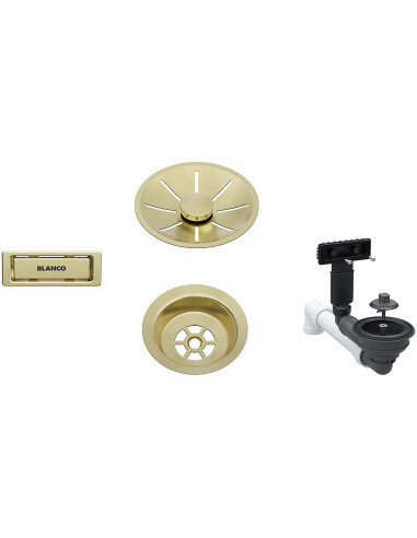 Blanco inFino komplektas 1x3,5'' Satin Gold | 207423