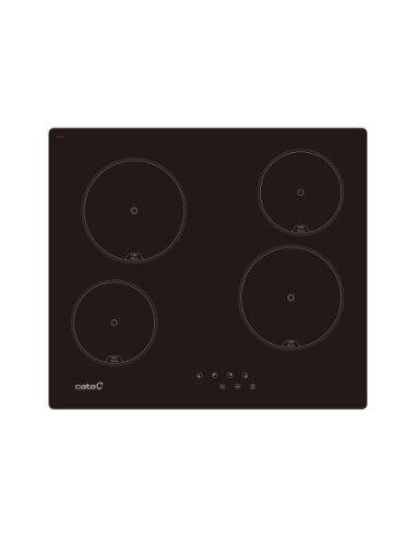 CATA | Hob | TN 604/B | Vitroceramic | Number of burners/cooking zones 4 | Touch | Black | Display
