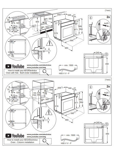 Orkaitė ELECTROLUX KOBBS38Z