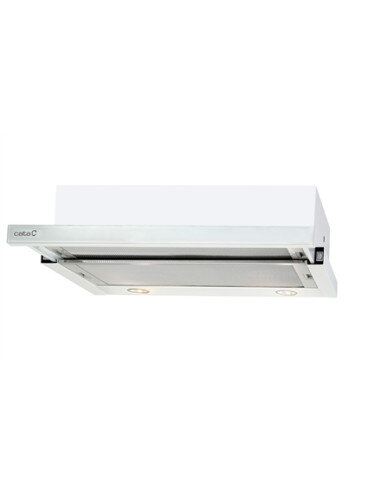 CATA | Hood | TF 2003 600 GWH | Telescopic | Energy efficiency class C | Width 60 cm | 390 m³/h | Mechanical control | LED | Whi