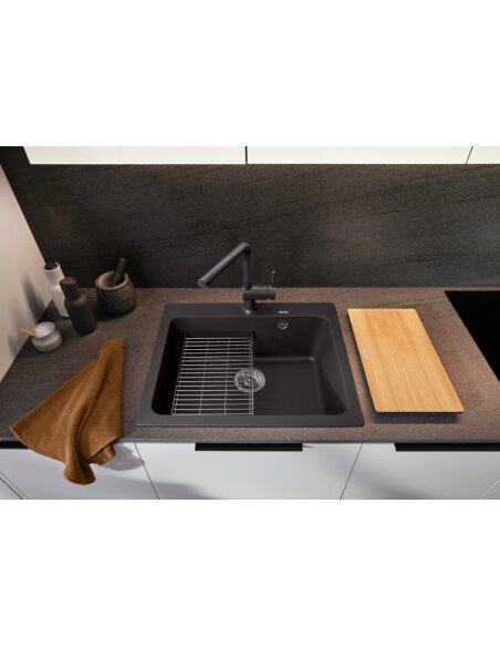 Plautuvė BLANCO NAYA 6 SILG PDUR Juoda | 525941