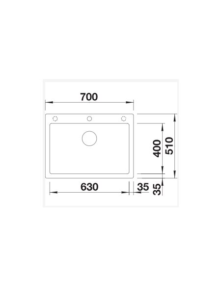 Plautuvė BLANCO PLEON 8 SILG PDUR  Juoda | 525957
