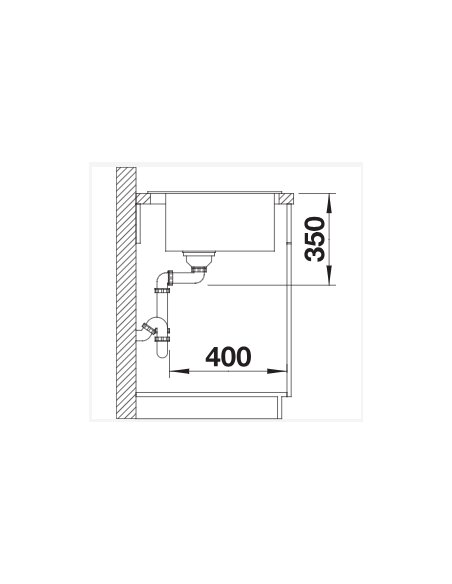 Plautuvė BLANCO PLEON 8 SILG PDUR  Juoda | 525957