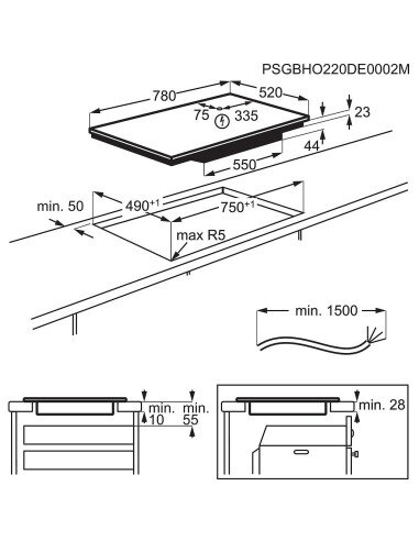 Kaitlentė ELECTROLUX EIS82453