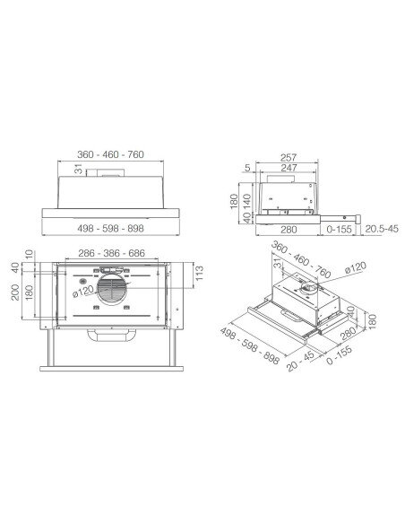 Gartraukis ELICA TT14 LUX BL/A/60 | PRF0201276