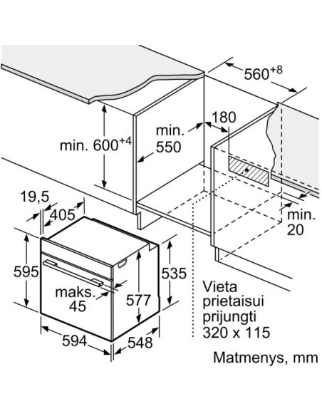 Orkaitė Bosch HNG6764S6