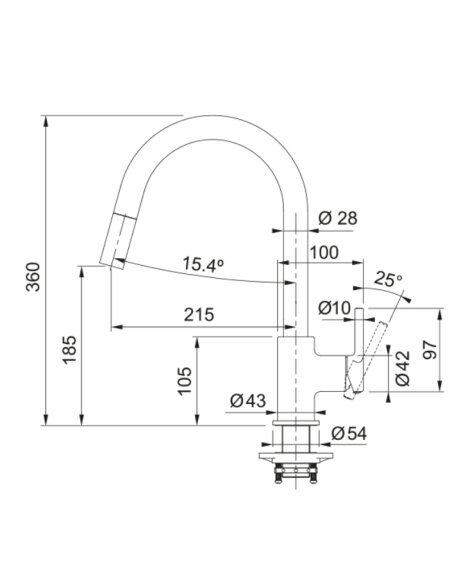 Maišytuvas Franke Lina | 115.0626.053