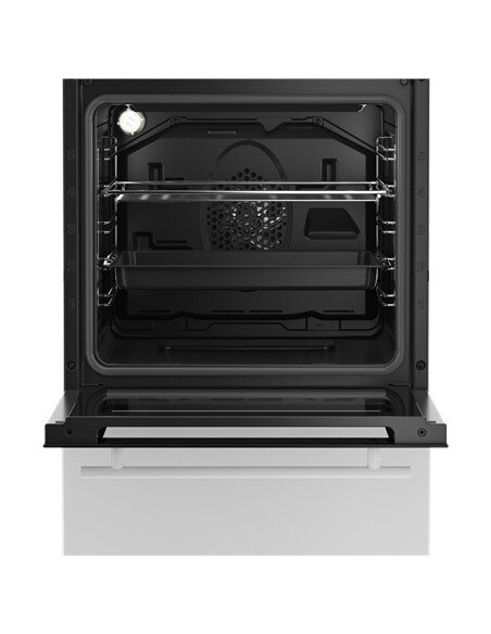 BEKO Cooker | FSM51339DWDS | Hob type Gas | Oven type Electric | White | Width 50 cm | Grilling | LED | Depth 60 cm | 60 L