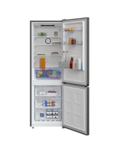BEKO Refrigerator | B3RCNA344HG | Energy efficiency class E | Free standing | Combi | Height 179.6 cm | No Frost system | Fridge