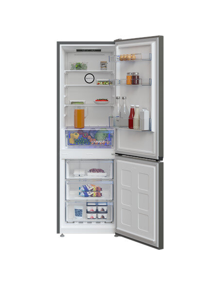BEKO Refrigerator | B3RCNA344HG | Energy efficiency class E | Free standing | Combi | Height 179.6 cm | No Frost system | Fridge