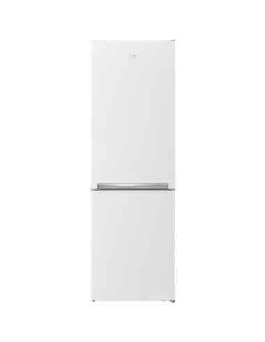 BEKO Refrigerator | RCSA366K40WN | Energy efficiency class E | Free standing | Combi | Height 185.2 cm | Fridge net capacity 223