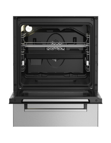 BEKO Cooker | FSM52321DXDT | Hob type Gas | Oven type Electric | Stainless Steel | Width 50 cm | Grilling | Depth 60 cm | 60 L