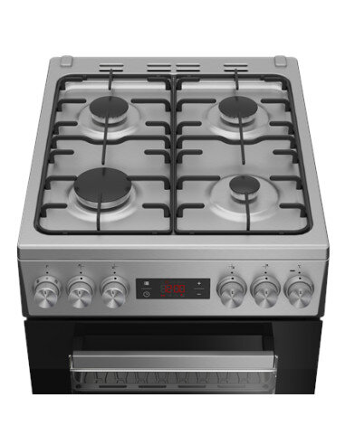 BEKO Cooker | FSM52321DXDT | Hob type Gas | Oven type Electric | Stainless Steel | Width 50 cm | Grilling | Depth 60 cm | 60 L