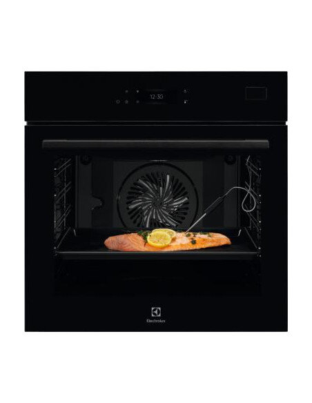 70l.talpos įmontuojama garinė juodos spalvos orkaitė Electrolux EOB8S39WZ