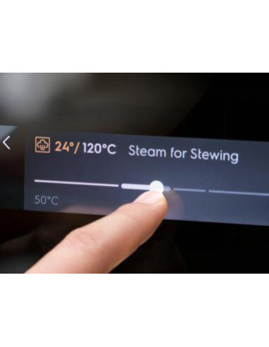 70l.talpos įmontuojama garinė juodos spalvos orkaitė Electrolux EOB8S39WZ