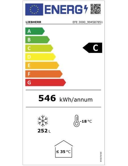 Ledų šaldymo dėžė Liebher EFE 3000