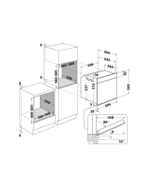 Orkaitė Whirlpool AKZ9S 8270 FB