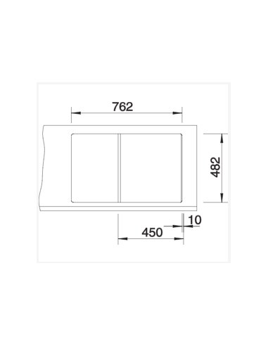 Plautuvė BLANCO TIPO 45 S Compact 18/10 NATURAL | 513441