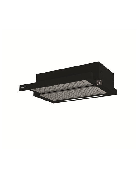 CATA Hood | TFH 6430 GBK | Telescopic | Energy efficiency class A+ | Width 59.8 cm | 391.5 m³/h | Electronic | LED | Black