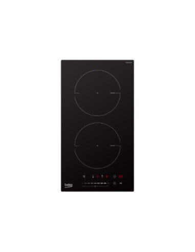 Beko HDI32400TO Hob, Induction, Width 28.8cm, 2 cooking zones, Touch control, Black | BEKO